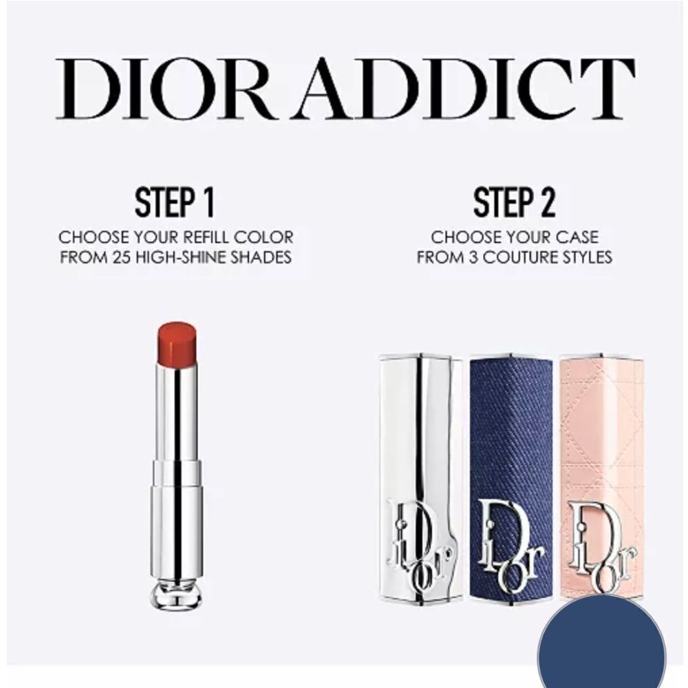 Dior Addict Lipstick Case Denim - Picture 2 of 4